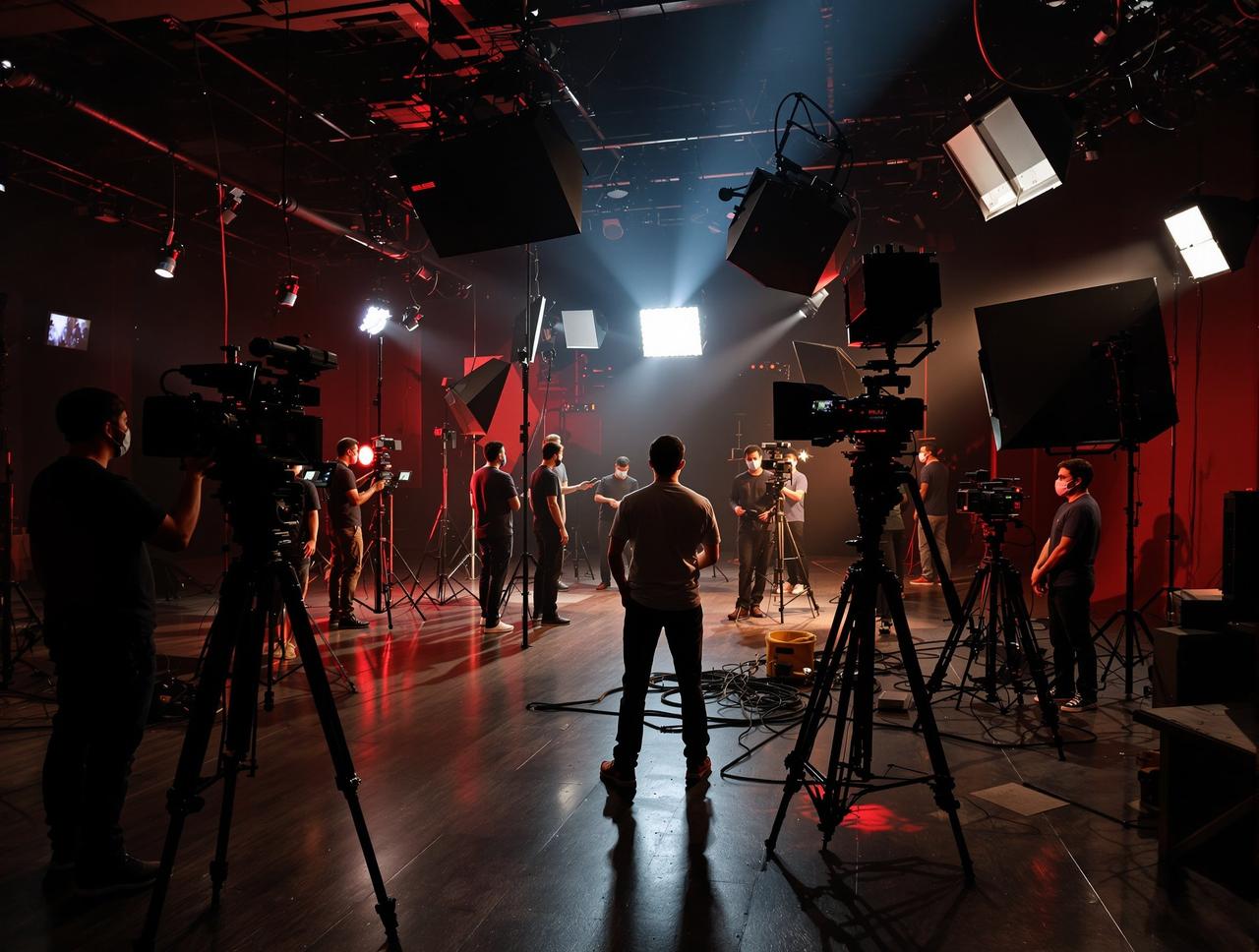 ai视频制作现场